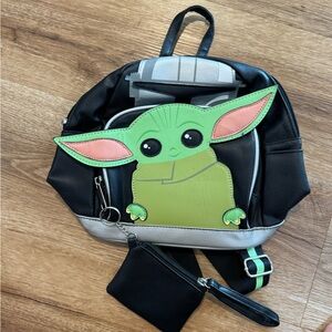 Kids Backpack with Green Character Design